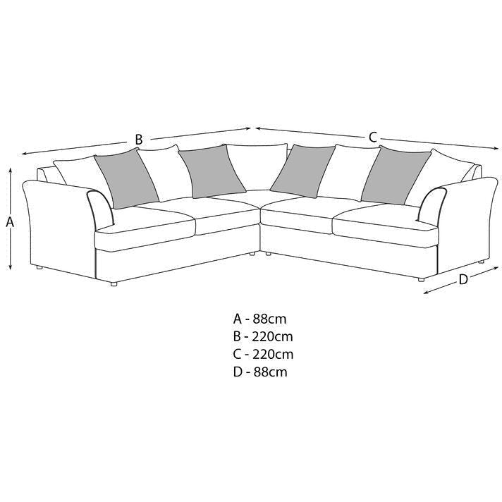 Mellors Soft Textured Corner Sofa