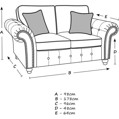 Oakland Faux Leather 2 & 3 Seater Sofa Set