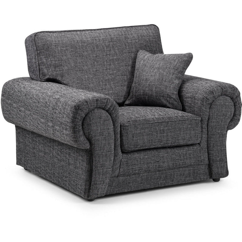 Wilcot Grey Soft Textured Armchair