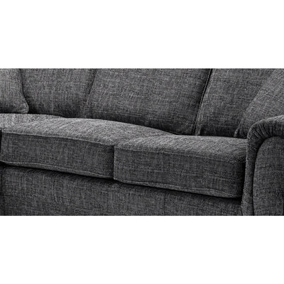 Wilcot Grey Soft Textured 2 Seater Sofa