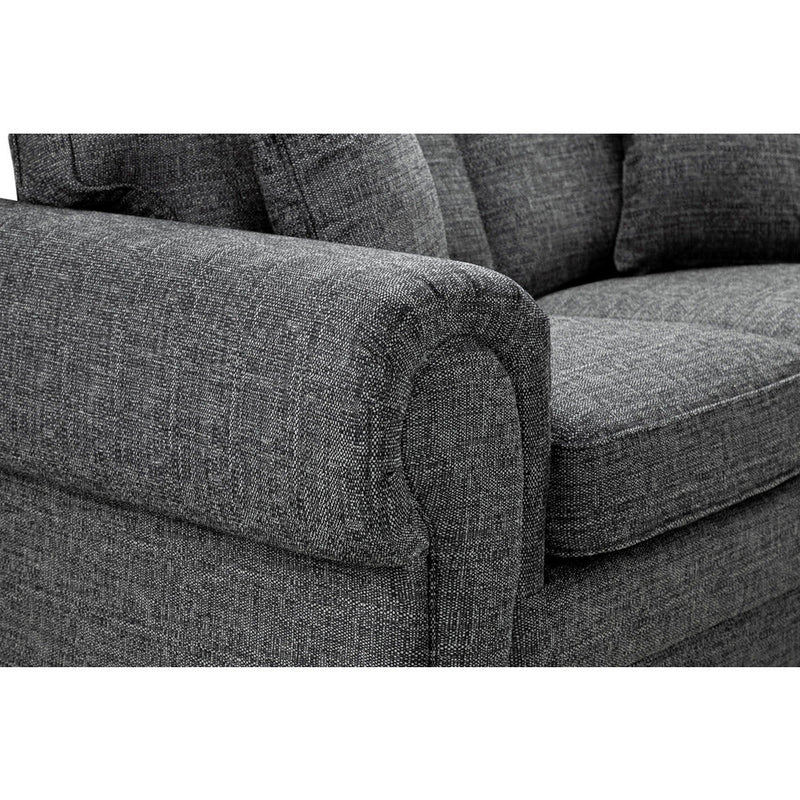 Wilcot Grey Soft Textured 2 Seater Sofa