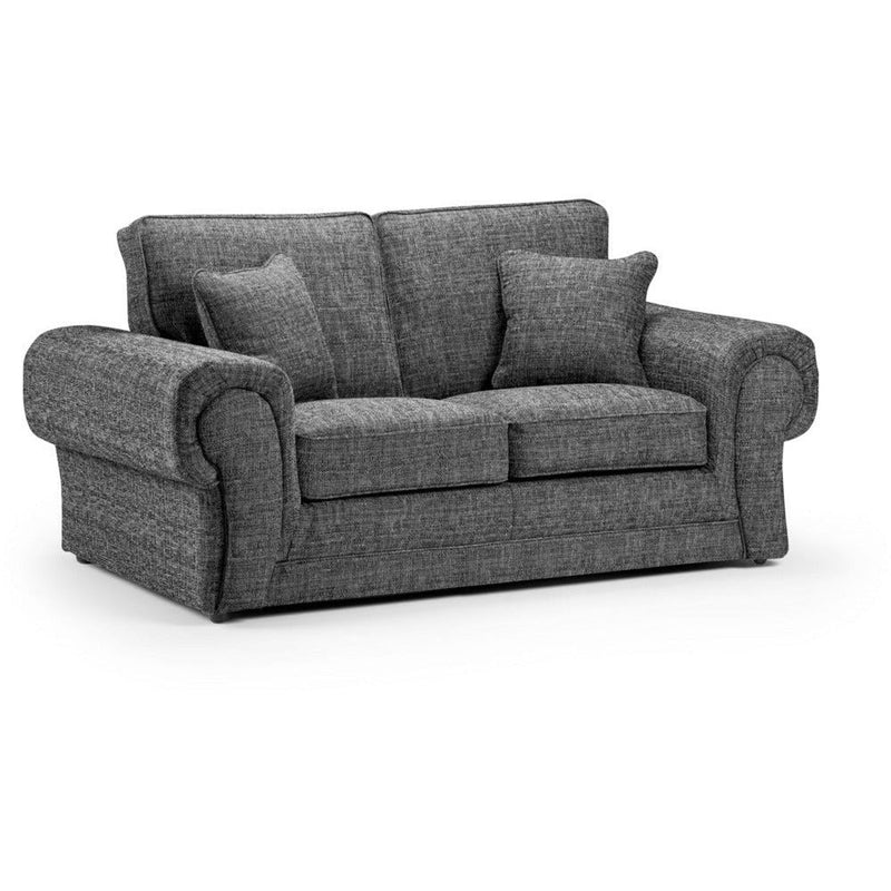 Wilcot Grey Soft Textured 2 & 3 Seater Sofa Set