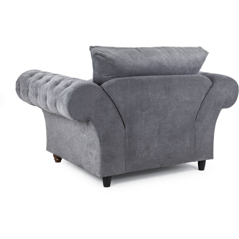 Windsor Soft Textured Grey Armchair