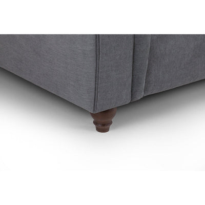 Windsor Soft Textured Grey Corner Sofa