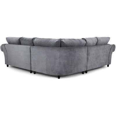 Windsor Soft Textured Grey Large Corner Sofa