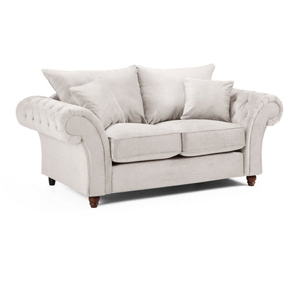 Windsor Soft Textured Beige 2 & 3 Seater Sofa Set