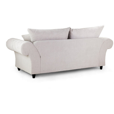 Windsor Soft Textured Beige 2 & 3 Seater Sofa Set