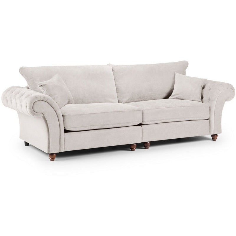 Windsor Soft Textured Beige 4 Seater Sofa