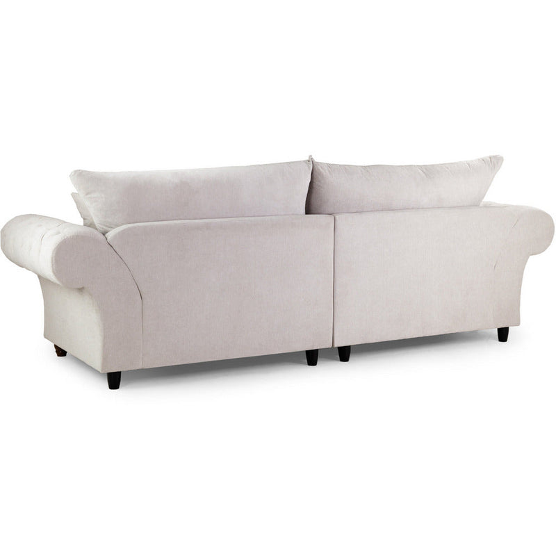 Windsor Soft Textured Beige 4 Seater Sofa