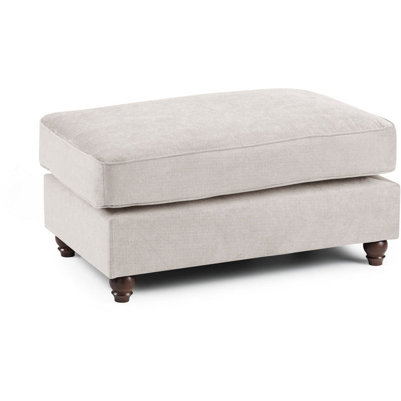 Windsor Soft Textured Beige Footstool