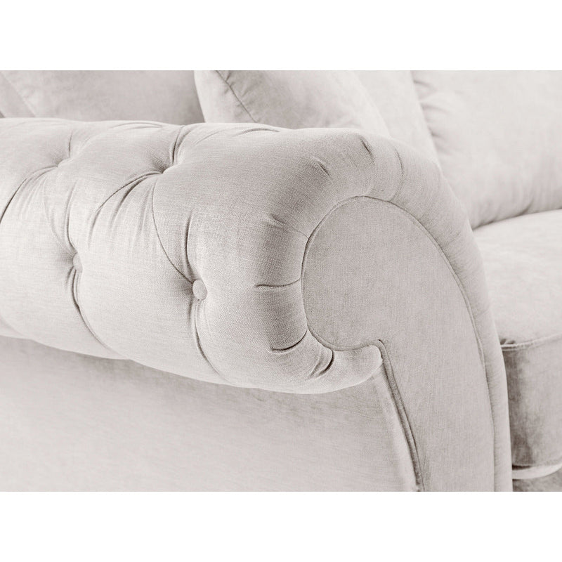 Windsor Soft Textured Beige 4 Seater Sofa