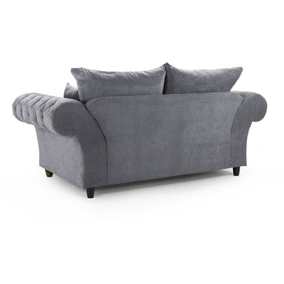 Windsor Soft Textured Grey 2 Seater Sofa