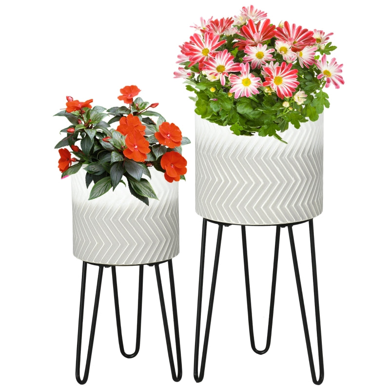 Metal Plant Stand Set Of 2 With Legs