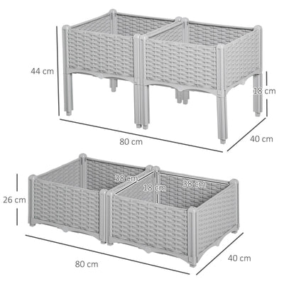 Raised Flower Bed Vegetable Herb Plant Stand