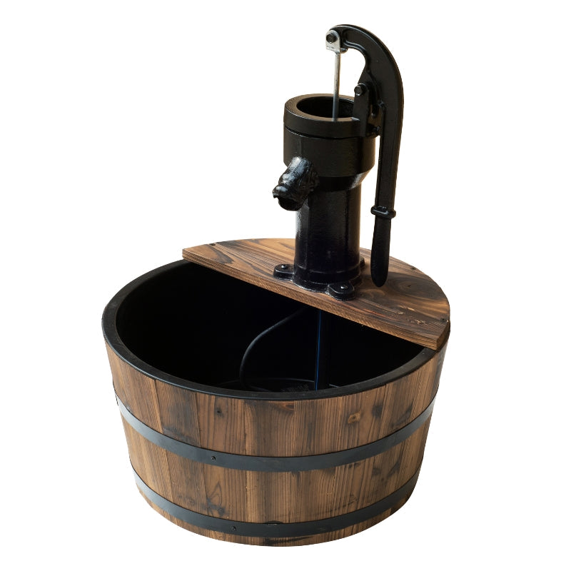 Wooden Barrel Water