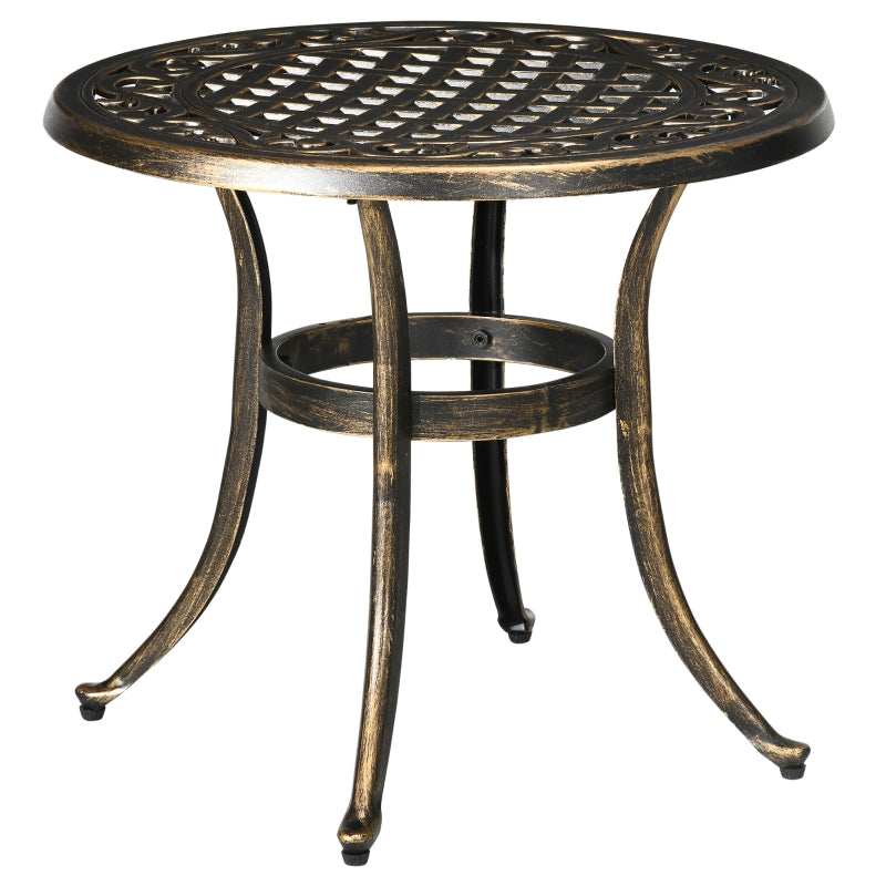 Industrial Side Table- Bronze