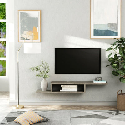 Floating TV Unit, Grey