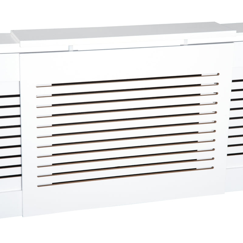 Extendable MDF Radiator Cover - White