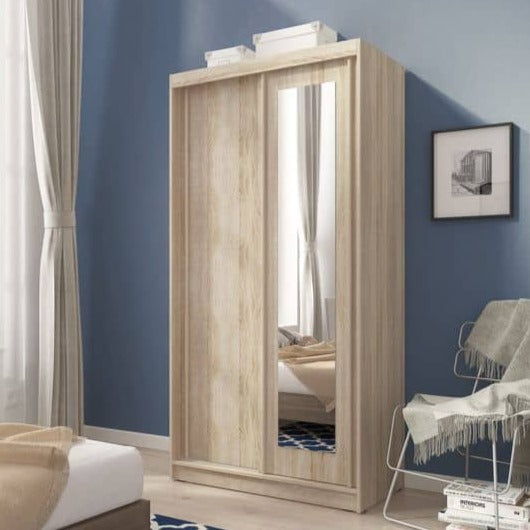 Alaska Sliding Door Wardrobe 100cm