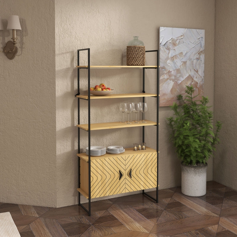 Bookcase 4-Tier Storage Shelf