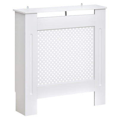 Small MDF Wood Radiator Cover -White