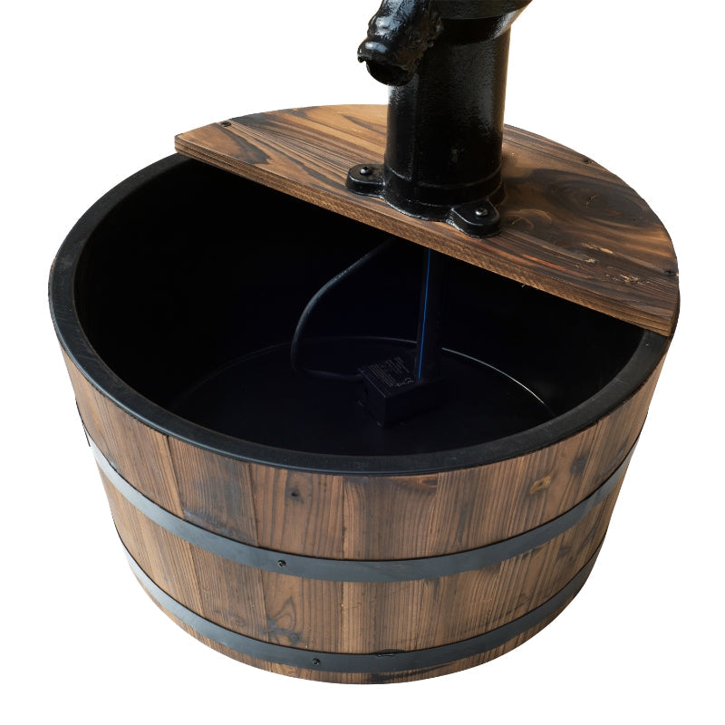 Wooden Barrel Water