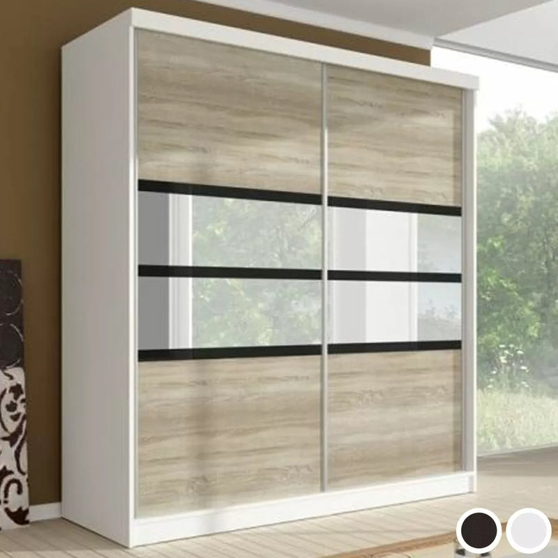 Mable-IX 2-Door Sliding Wardrobe - Wenge or White