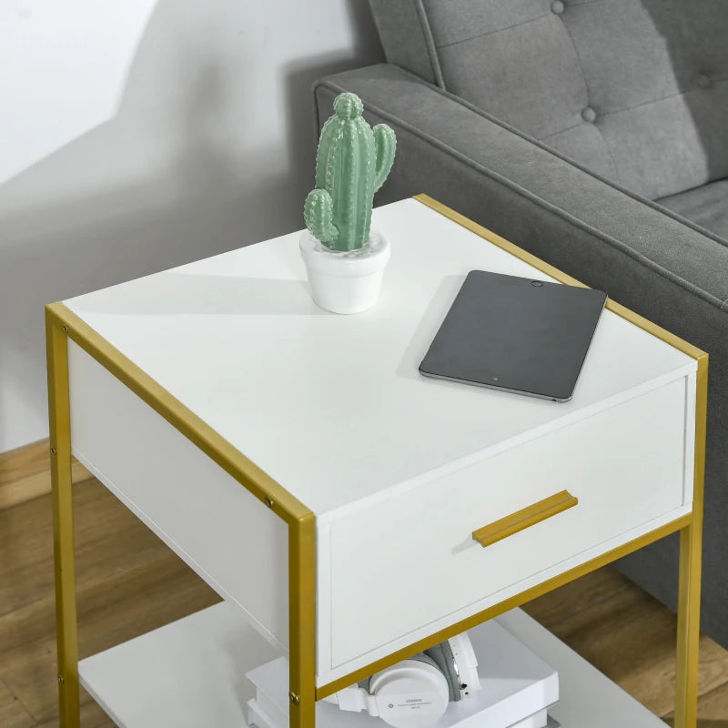 Futuristic on sale bedside table