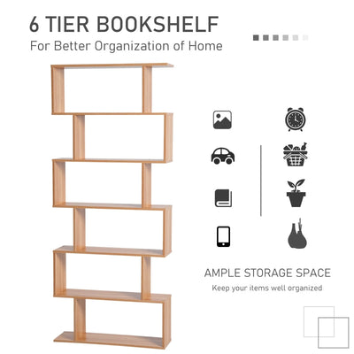 6-Tier S-Shaped Shelf Unit