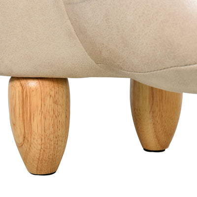 Animal Footstool Buffalo Storage - Ivory