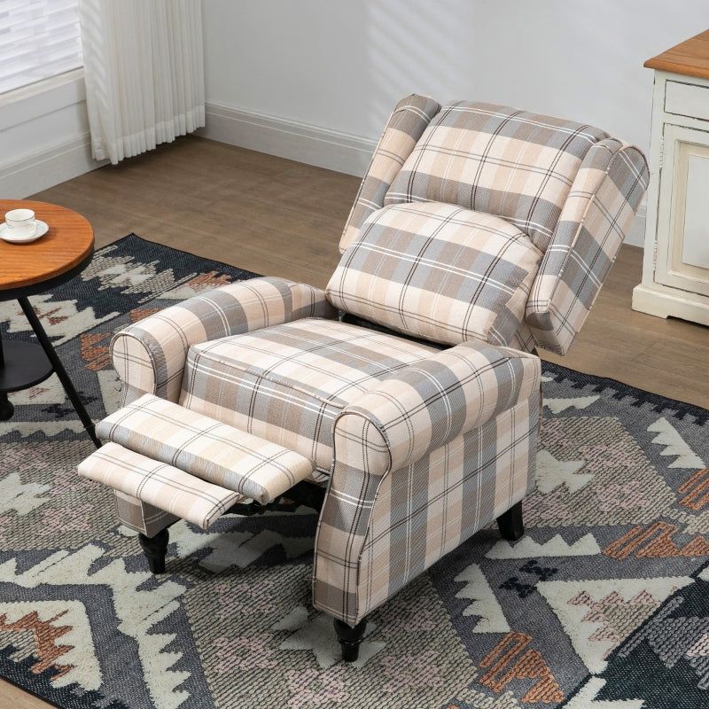 Recliner Armchair Push Back Living Room