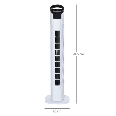 Freestanding Tower Fan White